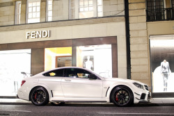 automotivated:  Mercedes Benz C63 AMG Black