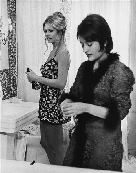 Brigitte Bardot and Annie Girardot