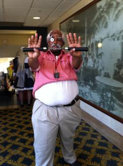 Marfmellow:  Daintyblackpegasus:  Good-Old-Shuck:  Uncle Ruckus At Mechacon  Omfg