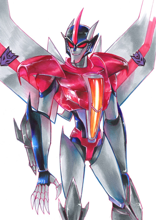 crandicoot: TFA Starscream design + TFP Starscream design = This?