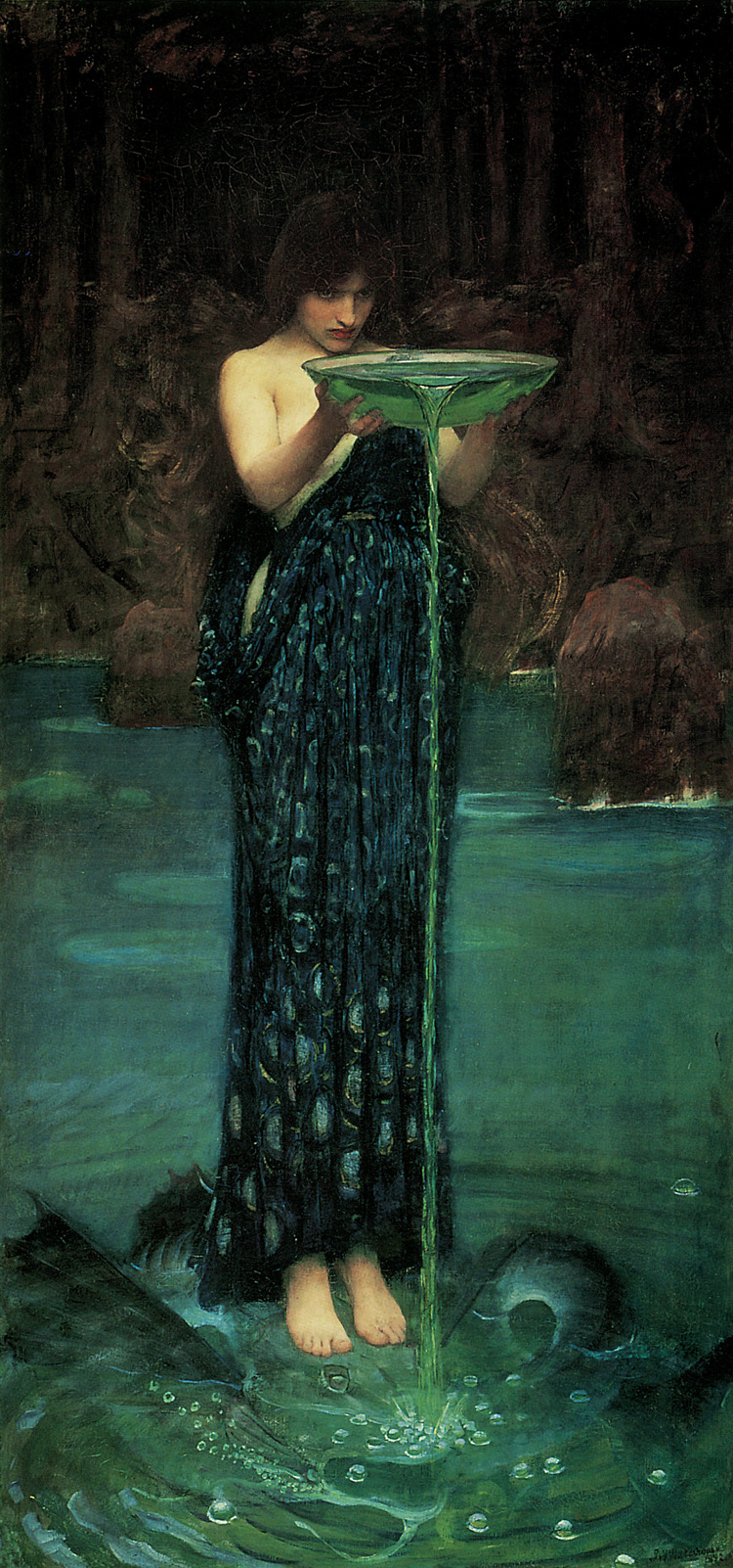 that1randomweirdchick:  John William Waterhouse “Circe Invidiosa” c.1892 