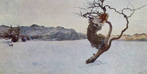 fleurdulys:  The Evil Mothers - Giovanni Segantini 1894