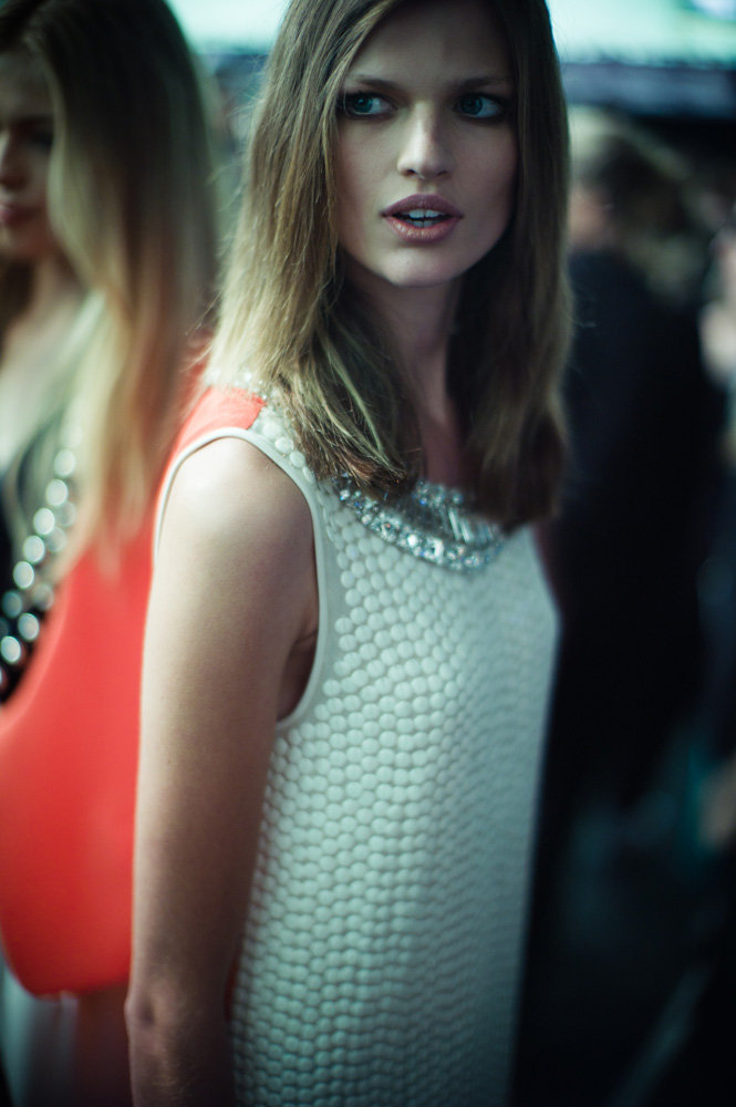 Backstage  Diane Von Furstenberg Spring 2013 photographed by Ioulex