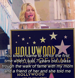 lgxs:  Part of Shakira’s acceptance speach for her star on Hollywood’s path of
