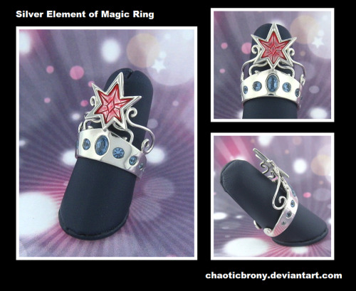 royalcanterlotvoice:  Silver Element of Magic Ring by *ChaoticBrony