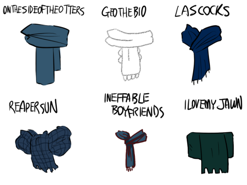 onthesideoftheotters:Sherlock’s scarf in the style of Tumblr famous fanartists and meomg my po