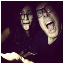 This Is How @Steveagee And I Rock And Roll! (Taken With Instagram At Club Los Globos)