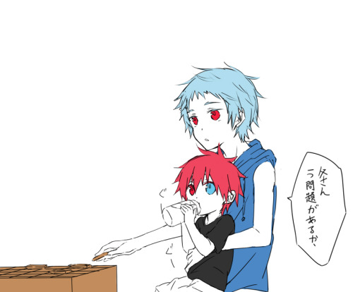 sovietstuck:  Somebody made Akakuro fanchildren on pixiv and wow they’re cute. 