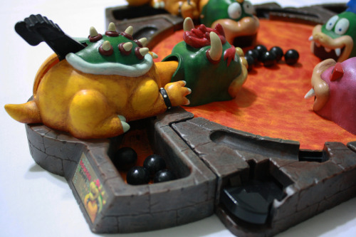 tinycartridge:  Hungry Hungry Koopas, a customized version of Hasbro’s famous board game from Donald “KodyKoala” Kennedy, replacing hippos with Bowser and his progeny. Buy: New Super Mario Bros. 2See also: More excellent KodyKoala pieces[Via KodyKoala]