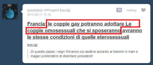 svuotatoio:kon-igi:soggetti-smarriti:Mioddiocheorrore!Le coppie gay potranno adottare le coppie omos