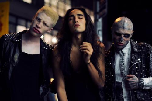 iamchloenicole:  Shaun Ross, Willy Cartier & Rick Genest 