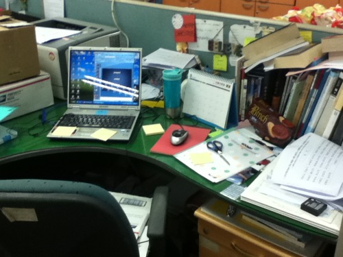 Ughhhhh my desk is so incredibly messy. I can’t even imagine what the other teachers must think.
Tomorrow definitely needs to be a cleaning day. Between my four classes, that is.