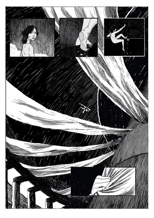 Here is the first fifteen pages of my new comic book Náva. I could only post ten pages so the rest c