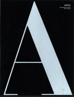 Graphicporn:  Aspen Magazine: 1965-1971 