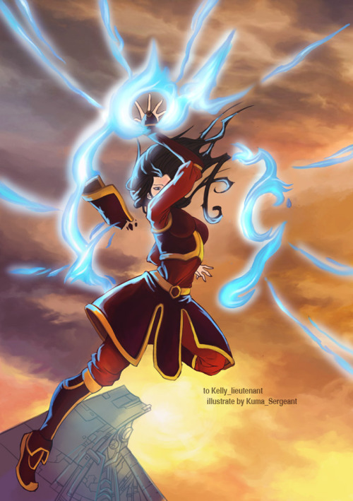 romanimperial: firelord-tyzula: Gift: Azula on war ballon by *kelly1412 Badass Azula. 