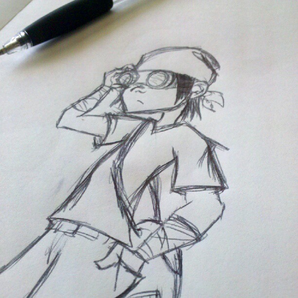 I always have issues when it comes to drawing the right hand …..wonder why :/ (Taken with Instagram)