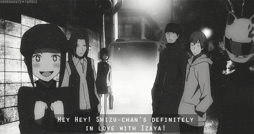 hey hey! shizu-chan's definitely in love with izaya! two guys... like bl!         