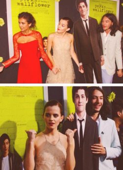 take-felix-felicis:  The Perks Of Being a Wallflower cast. Los Angeles Premiere