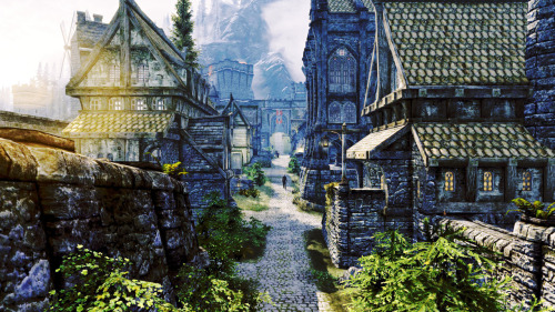 athronebelow:  Favourite places in Skyrim | Solitude   Need to get this game!