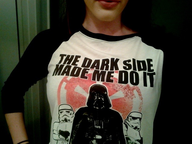 kelseyalexandragee:  “The dark side made me do it” Sort of obsessed with my newest