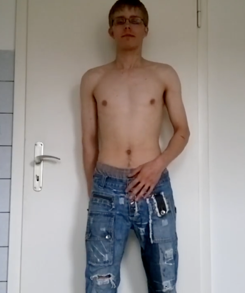 pissinghispants (my old tumblr):  geil meine hose vollgemacht (kaiomane pissing in his jeans. VERY hot blond guy wetting his pants for us. Pay-for-view) 