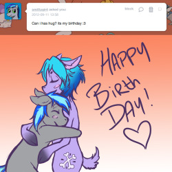 stitches-the-goat:  Happy birthday bb :D   Ohmygod&hellip; This&hellip; is so awesome&hellip;Totally unexpected. What an Awesome Gift. Thanks so much Stitches! @_@ 