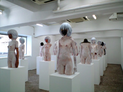 tasty-milk:  rei ayanami sculptures 