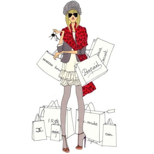 dianiko:   Fashion sketch (clipped to polyvore.com)  