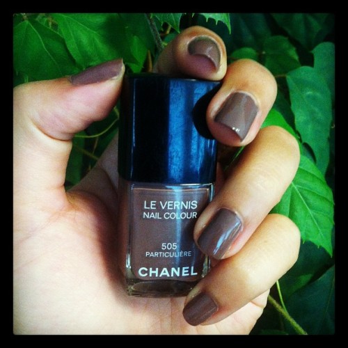 #today#nails#nagelack#chanel#particuliere#505#manucure (Pris avec Instagram)