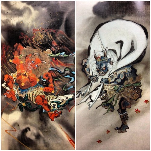 junkman-tokarev:  #風神雷神図 #河鍋暁斎 #kyosai  (Instagramで撮影)