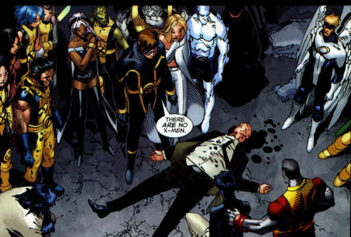 That time Prof X was shot to death by Bishop but Cable couldn’t stop him #OMGuKILLEDprofX #dea