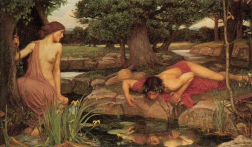 rimages:Echo and Narcissus (1903) - John William Waterhouse