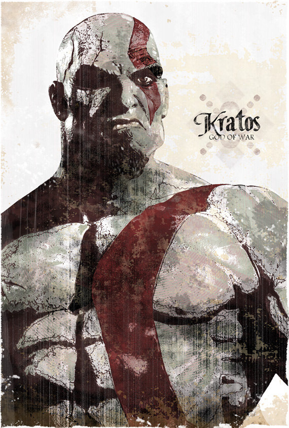 theawkwardgamer:
“Kratos God Of War by bigbadrobot
”