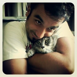 cuteboyswithcats:  true love -pfp that kitty