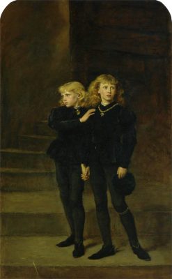 mediumaevum:  The Two Princes Edward and Richard in the Tower, 1483 by Sir John Everett Millais  