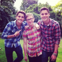 jacksgap:  Hanging out with @tyleroakley and @finnharries I think we might start a boy band… (Taken with Instagram) 