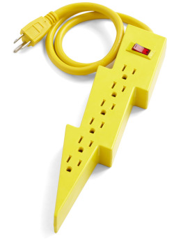 laughingsquid:  Lightning Bolt Power Strip