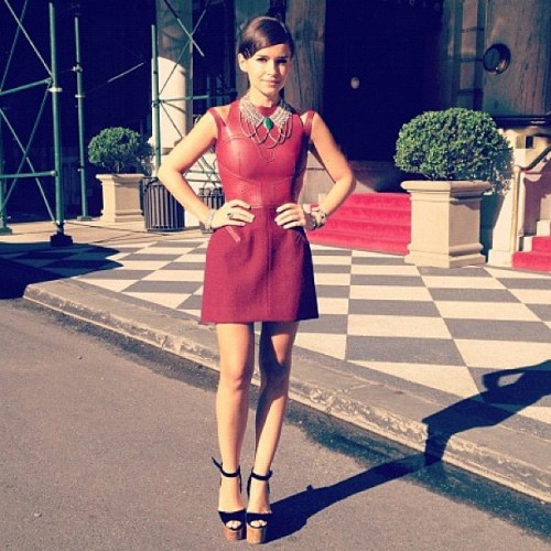 dannijo: @miraduma the fox #mischnecklace #nyfw #streetstyle #dannijo (Taken with Instagram)