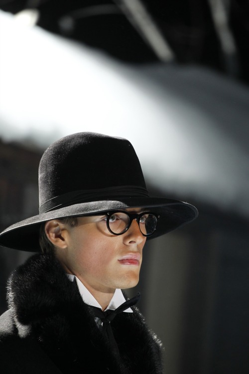 grabyourankles:  Model wears Dsquared2 autumn/winter 2011 