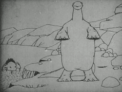 thezachwhalenwithaphd:  Gertie likes to Dance. From Winsor McCay’s “Gertie the Dinosaur” (1914).