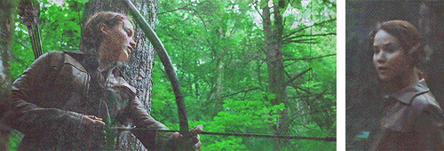 howtoprotectpeeta:thg meme ♔ three outfits {3/3}↬ Katniss’ hunting clothes