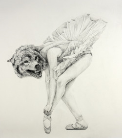 gaksdesigns:  Ballerina Wolf