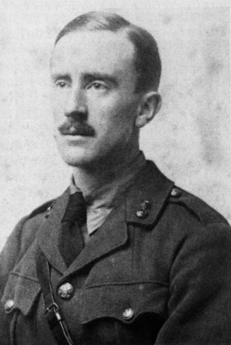 Lt. John R. R. Tolkien, Lancanshire Fusiliers, WWI, 1916.