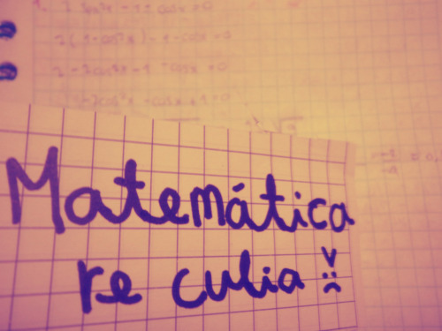 myinspirationisbiebas:  Reblog si odias matemática >:c 