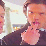 rioliv:  Jared and Jensen,Season 7 gag reel. 