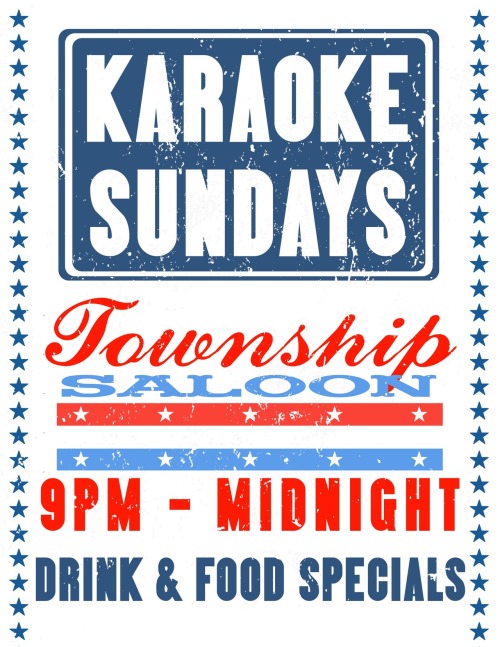 BIG fish Entertainment Presents: Karaoke Sundays @ Township Saloon
6612 Sunset Blvd. Cross St Seward
$4 Tall Boys
Shuffle Board.
10 T.V.s
NFL AWESOMENESS BEFORE HAND! Seriously All games on BIG TVS!