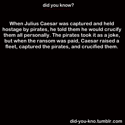 did-you-kno:  Source  Don&rsquo;t fuck with Caesar