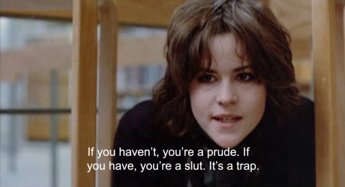 lulz-time:  decourfeynated: in which a teen movie from the 80s describes sexual misogyny in three se