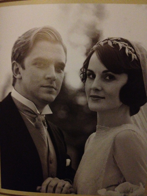 wildthicket:  Downton Abbey, Wedding of Mary and Matthew Crawley 