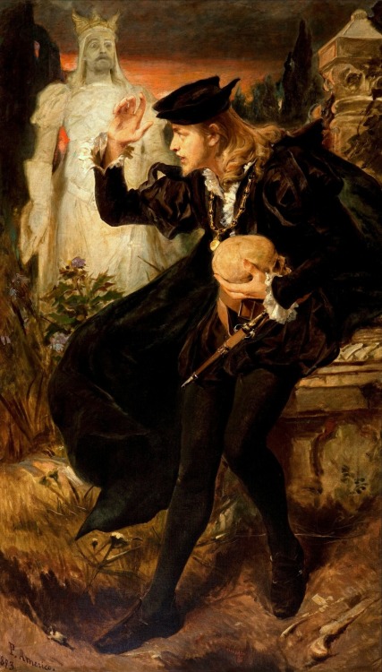fleurdulys:  Hamlet’s Apparition - Pedro Americo 1893 